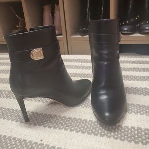 Christian Dior iconic almond toe booties 37.5